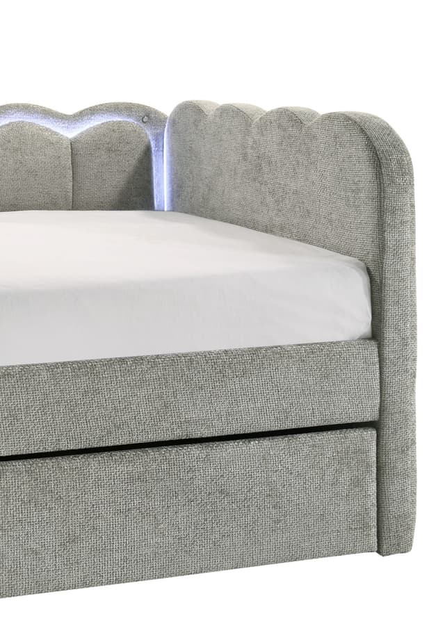 Melody Daybed Arms Slats-Light Grey — photo 4