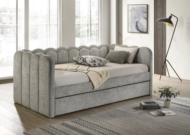 Melody Daybed Arms Slats-Light Grey — photo 2