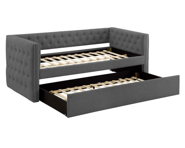 Trina Gunmetal Grey D/Bed Arm Slat — photo 3