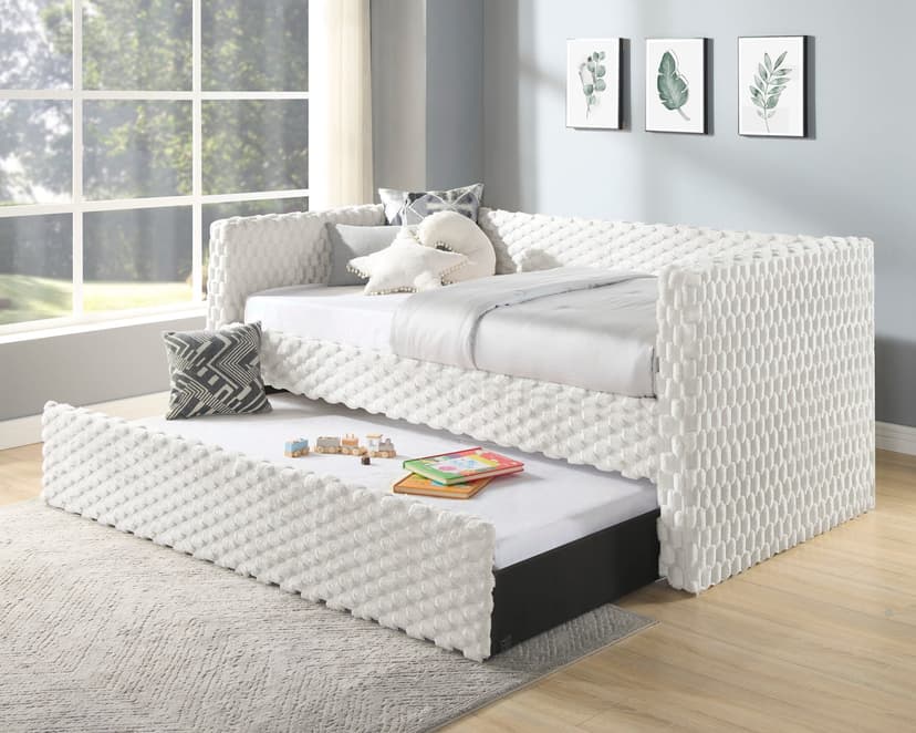 Molly Daybed Back Side Rail-Wh.dove
