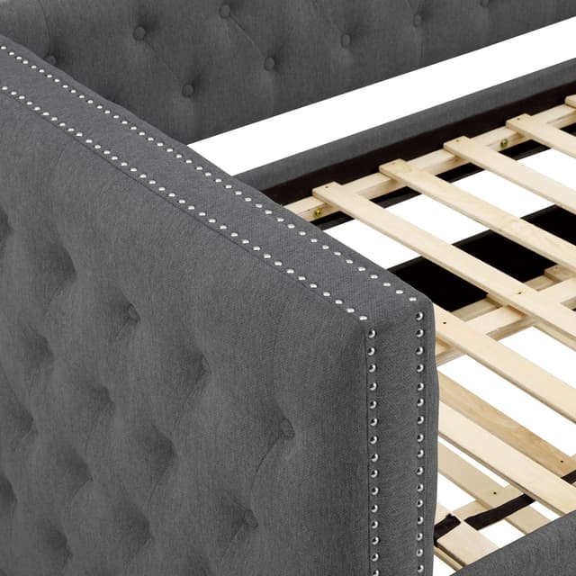 Trina Gunmetal Grey D/Bed Arm Slat — photo 4