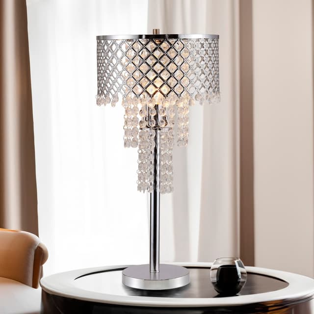 Crystal On Mesh Table Lamp 24 H — photo 1