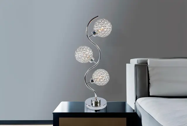 Crystal 3 Globe Table Lamp — photo 1