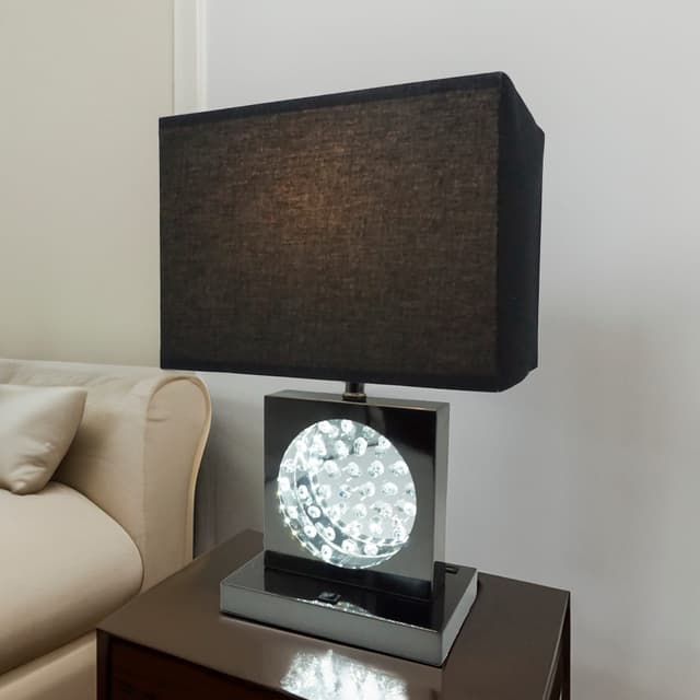 Table Lamp Black Nickel-Led Accent — photo 2