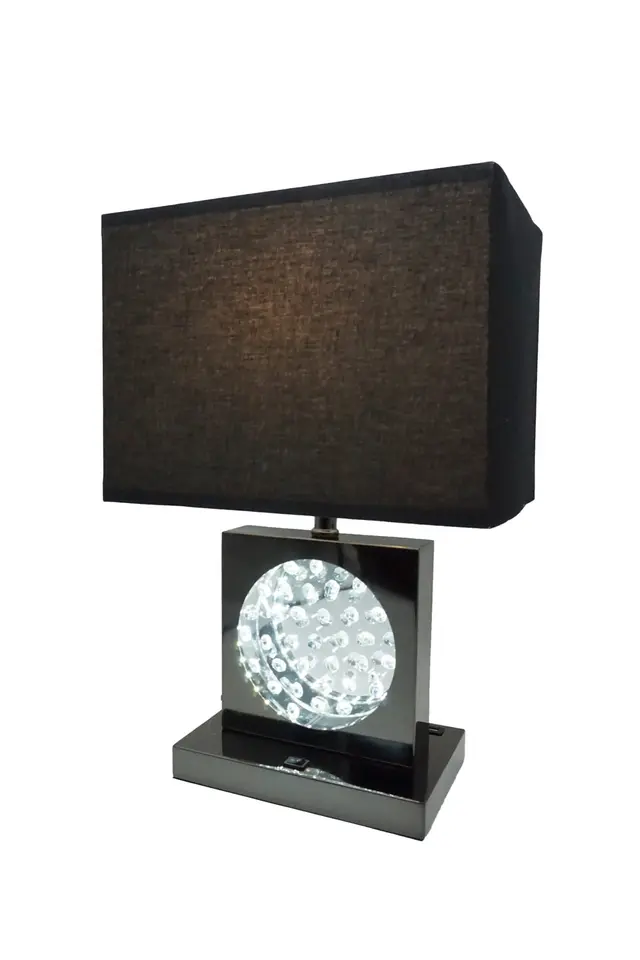 Table Lamp Black Nickel-Led Accent — photo 1