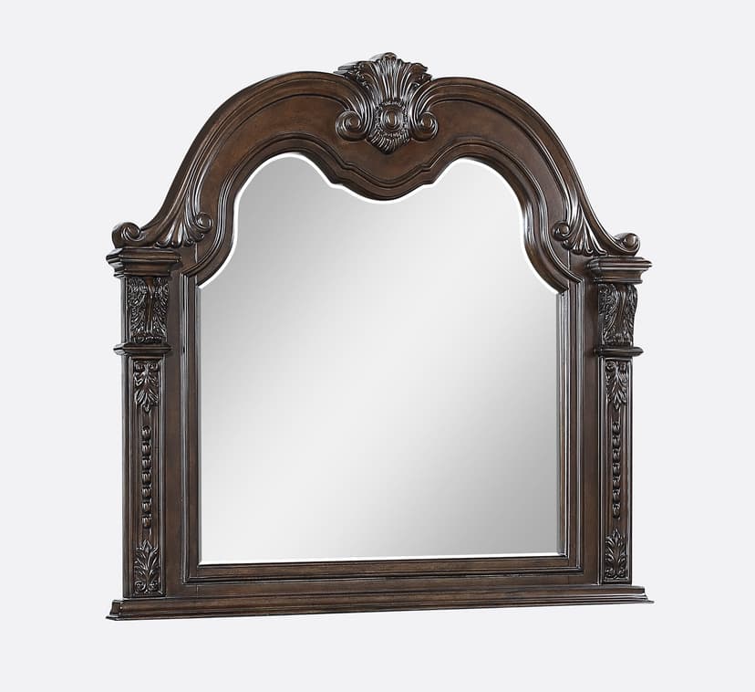 Stanley Dresser Mirror-Coffee Brown