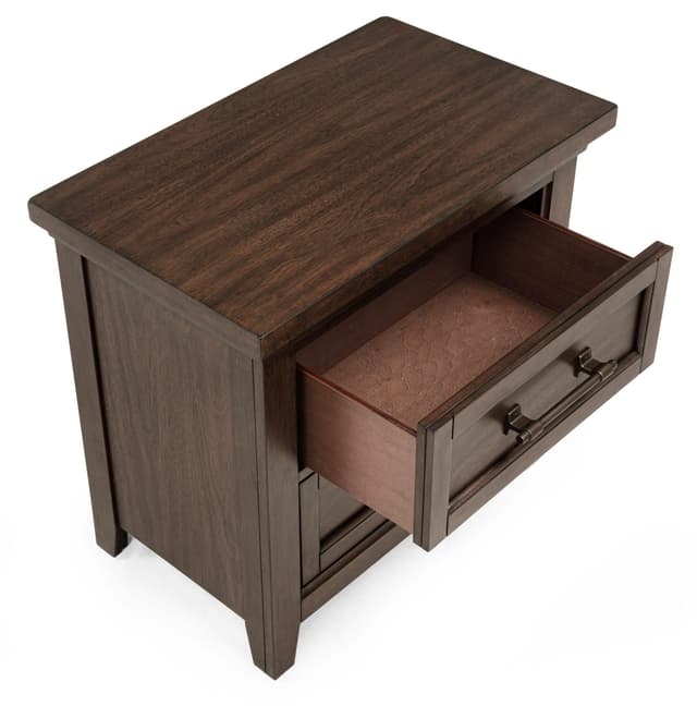 Beckett Nightstand-Brown — photo 2