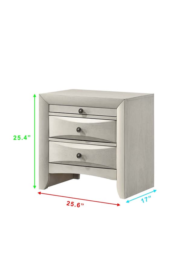 Emily Nightstand White — photo 3
