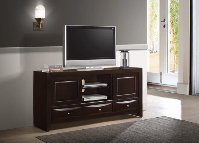 Emily Tv Stand Dark Cherry — photo 1