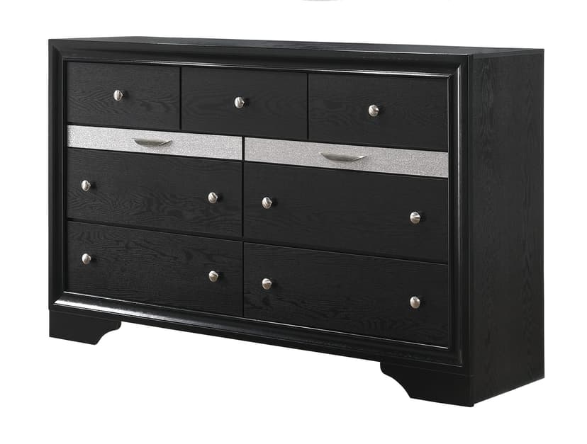 Regata Dresser Black/Silver