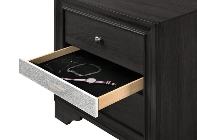 Regata Nightstand Black/Silver — photo 4