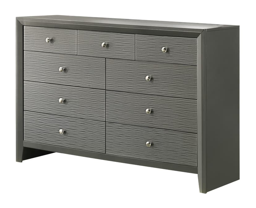 Denker Dresser Gun Metal