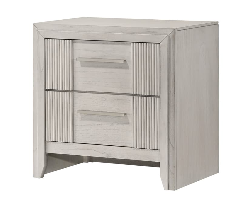 Carlton Nightstand White Mist
