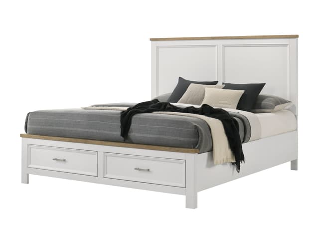Aston Q Platform Storage Bed Headboard — photo 1