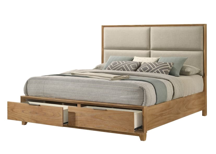 Florian K Platform Storage Bed Headboard