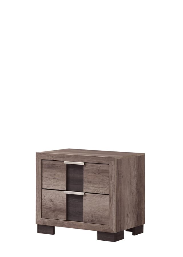 Rangley Nightstand-Grey/Brown — photo 1
