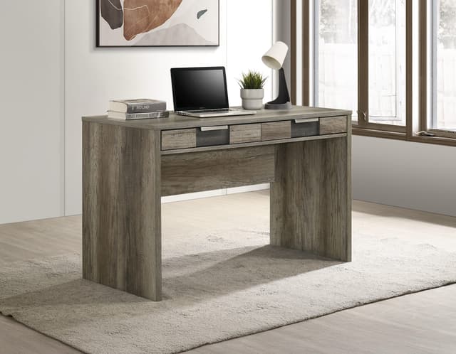 Rangley Writing Desk-Grey/Brown — photo 1