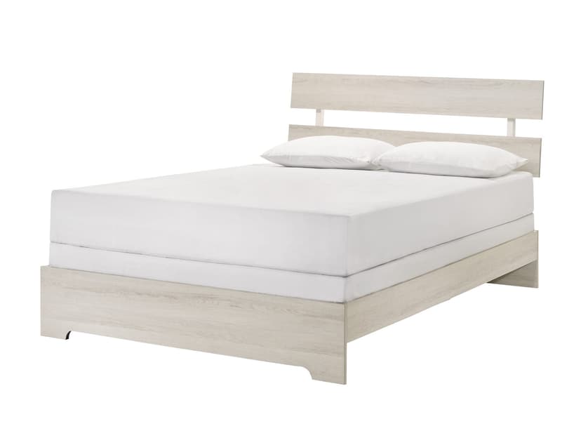 Atticus Platform Bed White