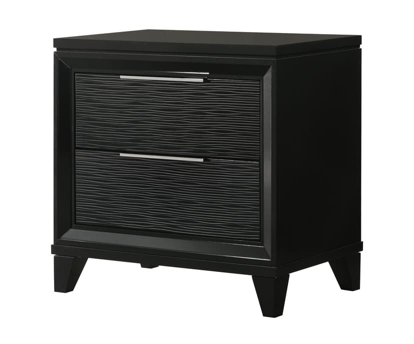 Cressida Nightstand Black