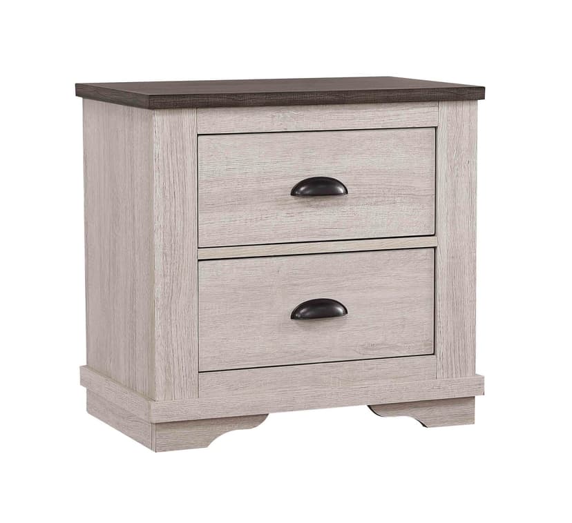 Coralee Nightstand Chalk/Grey