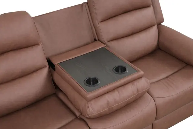 Hope Brown 3PC Reclining Set — photo 1