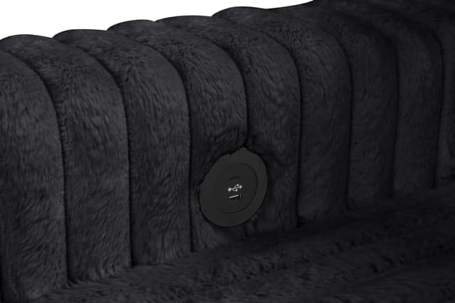 Forever Black Sectional With Pull-Out Bed — photo 3